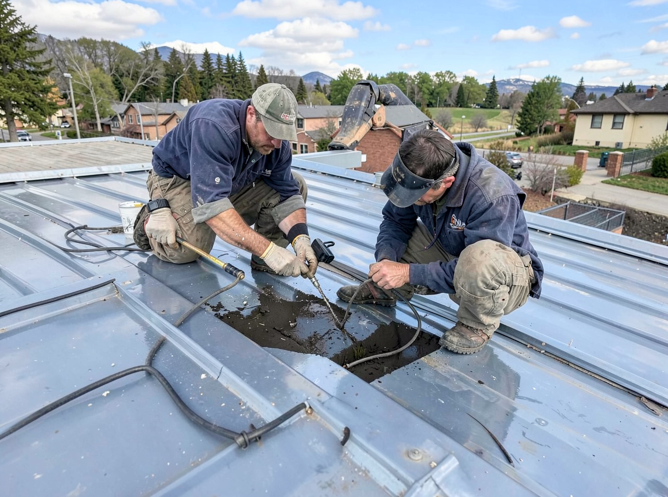 roof repair in Southmoor, CO